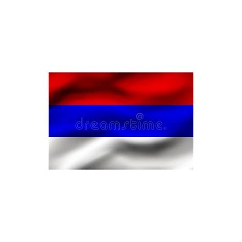 Flag of Republika Srpska. stock illustration. Illustration of design ...