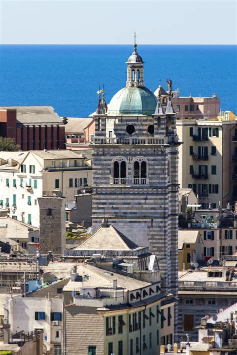 Genoa cathedral, Italy stock image. Image of facade, religion - 92606679