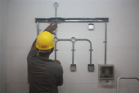 Installation of Conduit Pipe and Boxes - Grace Electrical Engineering