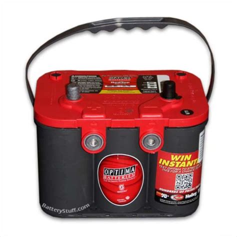 Optima Red Top 34/78 800 cca High Powered Spiral Wound Automotive Battery