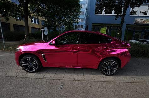 What On Earth Would Make You Want To Wrap Your New BMW X6 M In Pink Chrome?