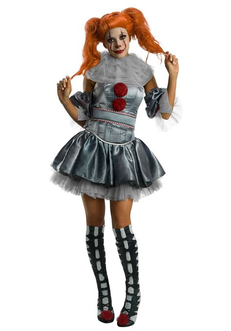 Women's Deluxe Pennywise Dress Costume | Halloween costumes women scary ...