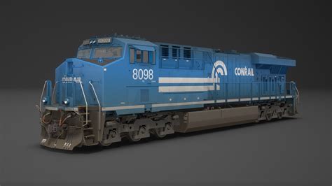 Norfolk Southern ES44AC Heritage Unit 8098 in Conrail Livery - Train ...