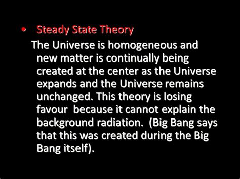 Exploring COSMOS!!!: What is Steady State Theory