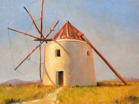 Spanish Windmill oil painting tutorial - Jackson's Art Blog