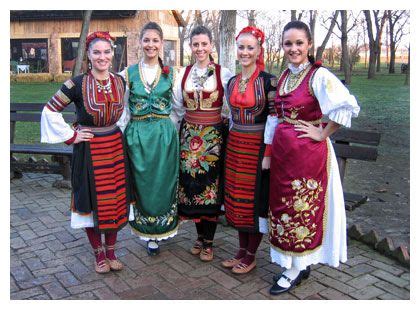 Woman in Serbian dress. | Traditional outfits, Serbia, Folk costume