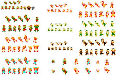 Pixilart - mario sprite sheet animation by Tuxedoedabyss03