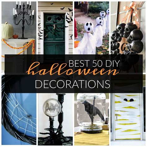 Best 50 DIY Halloween Decorations - A Dash of Sanity