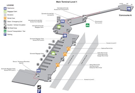 Pbi Terminal Map