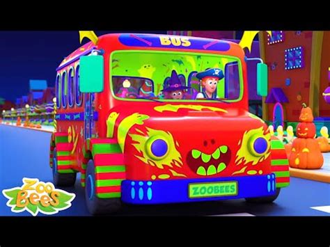 Halloween Wheels On The Bus + More Kindergarten Rhymes for Children