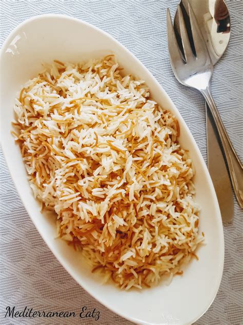 Lebanese Riz (Rice with Vermicelli) - Mediterranean Eatz