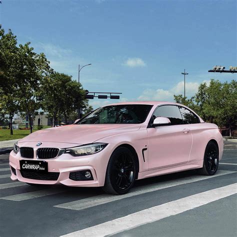 Matte Metallic Pearl Pink Car Wrap