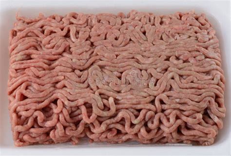 Raw hamburger meat stock image. Image of texture, packaging - 82107163