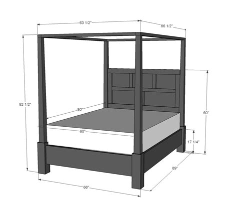 Diy Canopy Bed Frame Plans - qdiyl