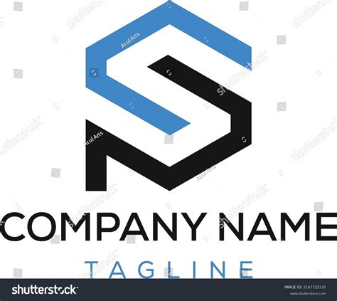 Sp Letters Logo Design Company Business Stock Vector (Royalty Free ...