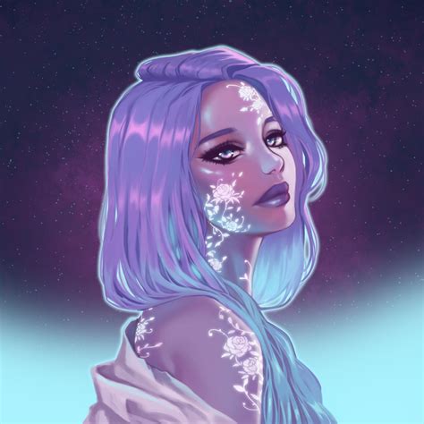 Galaxy Girl | Girls cartoon art, Cartoon art styles, Girly art