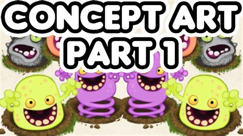 All Concept Art #1 (My Singing Monsters) - YouTube