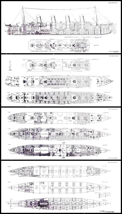 Titanic Deck Plans | Peter Sparre