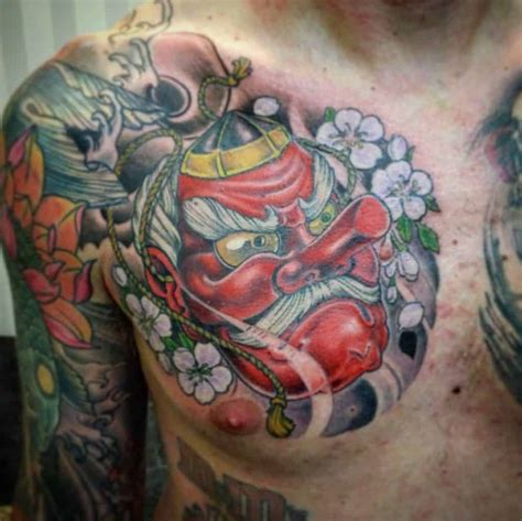 Tengu Mask Tattoos: Origins, Meanings & Tattoo Designs