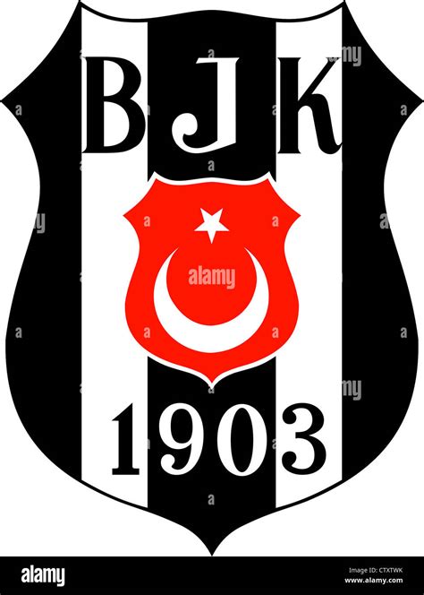 Logo of Turkish football team Besiktas Istanbul BJK Stock Photo ...