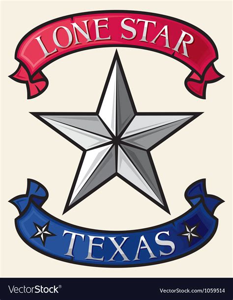 Star - Symbol of the State of Texas Royalty Free Vector