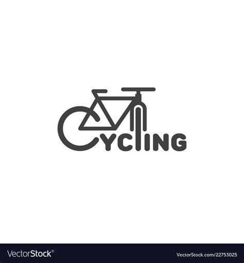 Cycling logo Royalty Free Vector Image - VectorStock