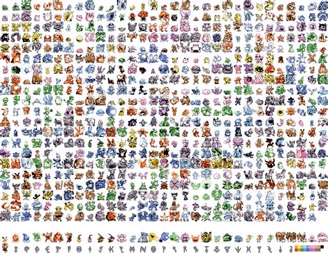 All pokemon (up to Gen V) in old sprite style : r/pokemon