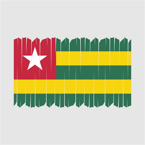 Togo Flag Brush Vector 21633874 Vector Art at Vecteezy