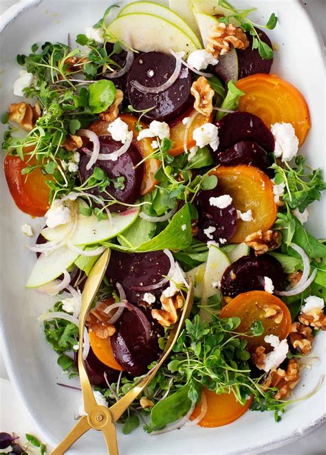 Beet Salad with Goat Cheese and Balsamic Recipe - Love and Lemons