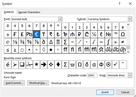 4 Ways to Insert or Type the Euro Symbol in Word (€)