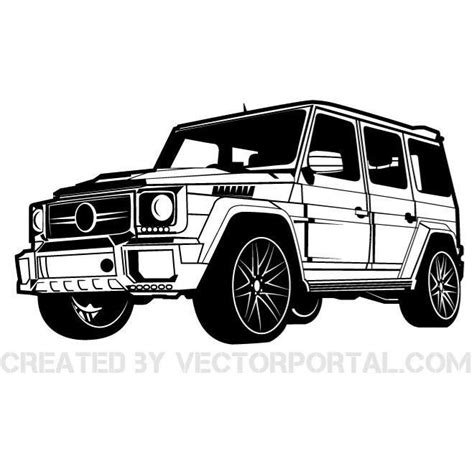 G Wagon Coloring Page - Kid Creative