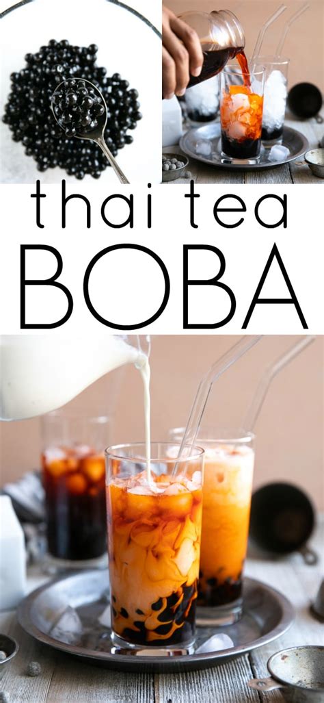 Boba Tea Recipe (How to Make Thai Bubble Tea) - The Forked Spoon