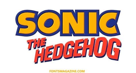 Sonic Hedgehog Font Download - Fonts Magazine | Sonic the hedgehog ...