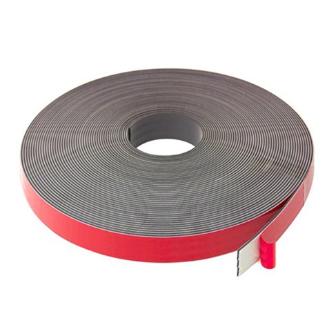 25mm x 2.5mm wide Magnetic Tape with Premium Foam Adhesive