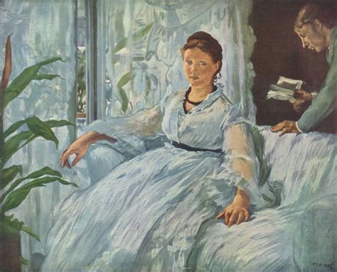 Edouard Manet. Beim Lesen (La Lecture). 1868, Öl auf Leinwand, 61 × 73 ...