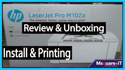 HP Laserjet Pro M102a Install / Review and Print Page | HP Laserjet Pro ...