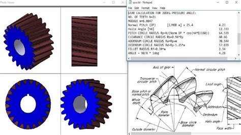 catia Helical gear design with formula explanation,How to make helical ...