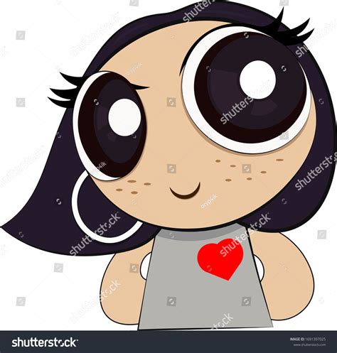 Big Female Cartoon Eyes