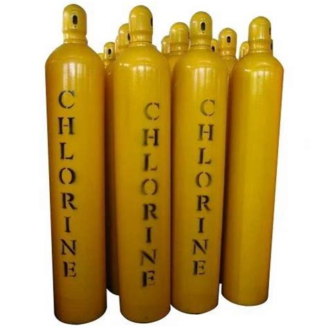 Mild Steel Chlorine Gas Cylinder (Cl2), CAS No-7782-50-5, Usage ...