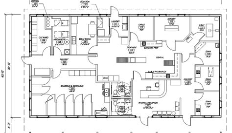 Small Vet Clinic Floor Plans