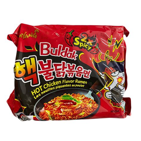 Samyang 2x Spicy Hot Chicken Flavor Ramen (Korean Noodles) PACK (5pc)