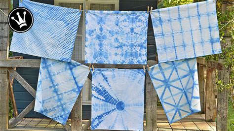 How to: Shibori Färbetechnik / Batiken / Stoff färben / Geschirrtücher ...