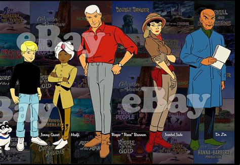 NEW! EXTRA LARGE! JONNY QUEST Panoramic Photo Print HANNA BARBERA ...