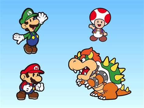 Super Mario Bros Characters Vector Art & Graphics | freevector.com