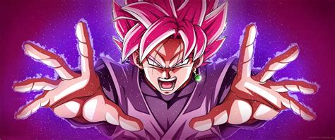 Goku Black Super Saiyan Rose Live Wallpaper - MoeWalls