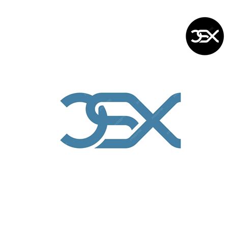 Premium Vector | Letter csx monogram logo design