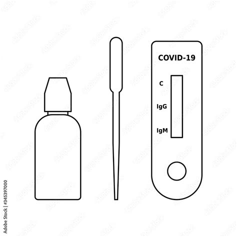 Coronavirus detection one step test kit. Fast Covid 19 diagnostic test ...