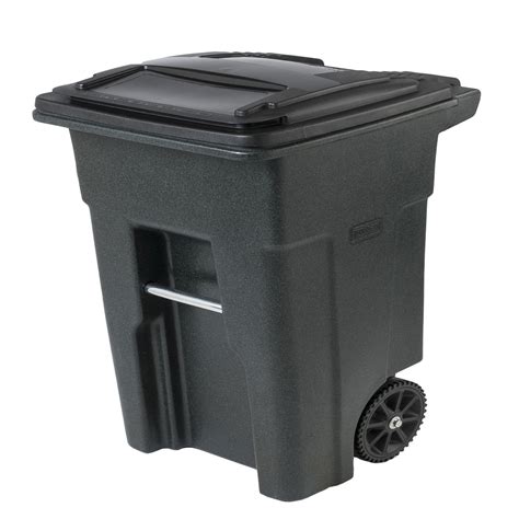 Toter 32 Gal. Trash Can Greenstone with Wheels and Lid – BrickSeek