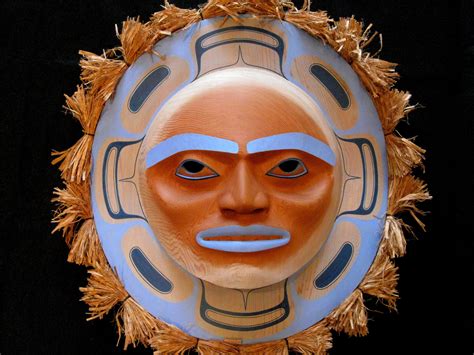 Mid Summer Moon Mask by Klatle-bhi (Kwakwaka'wakw). | Tribal art ...