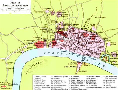 Medieval London: Maps